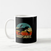 Mug Daddy Dinosaur Daddysaurus 2 Two Kids Christmas Gi (Gauche)