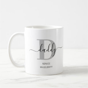 Mug Daddy Elegant Script Monogramme