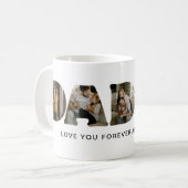 Mug DADDY Letter Photo Collage (Devant gauche)