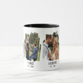 Mug Daddy Milestones Photos & Années Custom Text Cadea (Centre)
