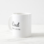 Mug Daddy Modern Father’s Day Kids Names Script (Devant gauche)