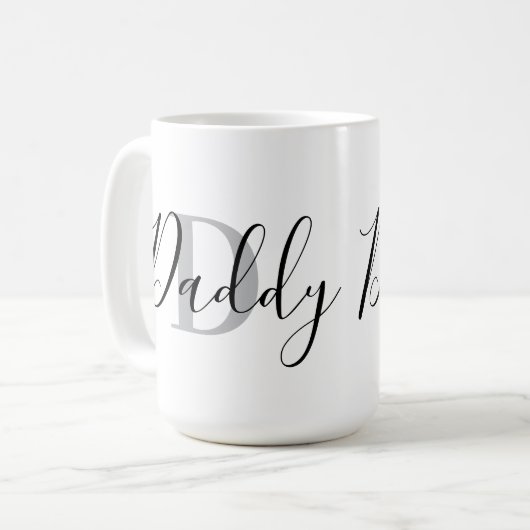 Mug Daddy Monogram Grey (Devant gauche)