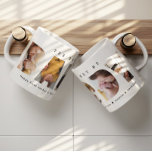 Mug Daddy Photo Collage Première Fête des pères pour N<br><div class="desc">Ceci est une tasse de collage photo DADDY avec 5 photos. C’est le cadeau parfait pour papa pour le jour du père,  son anniversaire ou Noël. Photos de prostooleh / Freepik.</div>