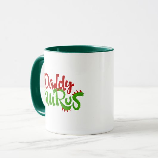 Mug Daddy Saurus Dinosaur (Devant gauche)