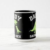 Mug Daddy saurus rex dinosaure fête des pères cadeau p (Centre)