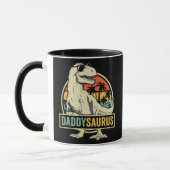 Mug Daddy Saurus T rex Dinosaur Famille de Fêtes des p (Gauche)