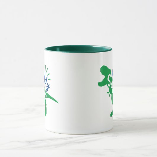 Mug Daddy Saurus T-Rex Silhouette (Centre)