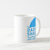 Mug Daddy Shark, Funny Daddy Shark Doo Doo Doo, Coffee (Devant droit)