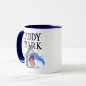 Mug Daddy Shark - Grand Blanc (Devant gauche)