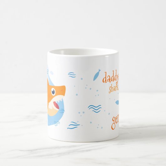 Mug Daddy Shark - Orange (Centre)