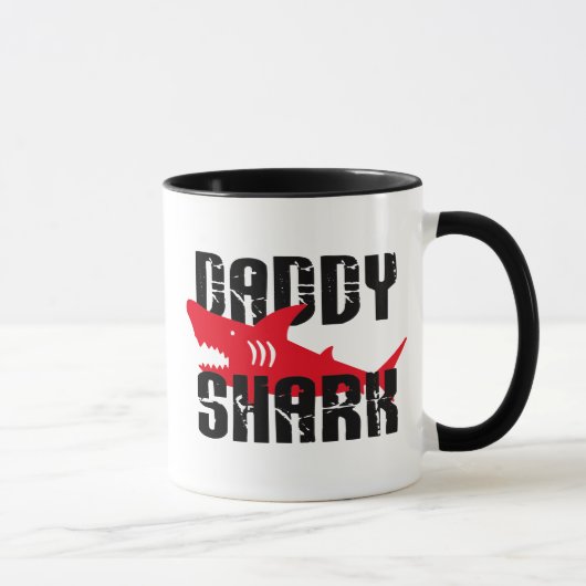 Mug Daddy Shark Worn Graphic (Droite)