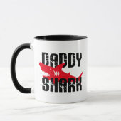 Mug Daddy Shark Worn Graphic (Gauche)