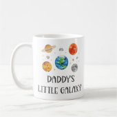 Mug Daddy's Little Galaxy Funny Quote Space Kids (Gauche)