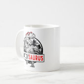Mug Daddysaurus Daddy Saurus T Rex Fête des pères 1WH1 (Devant gauche)