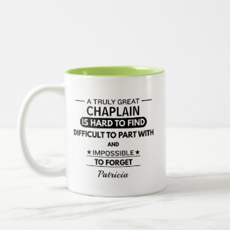 Mug d'adieu pour chapelain personnalisé en appréci