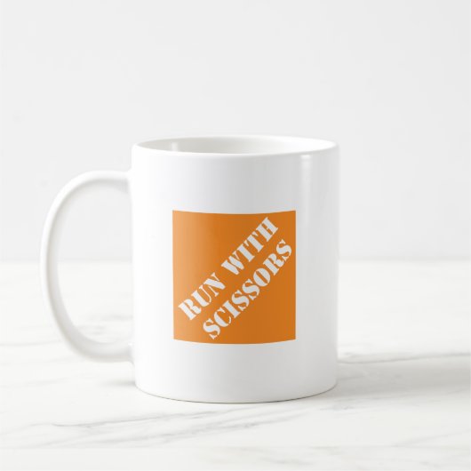 Mug Dadismes Courir avec ciseaux (Gauche)