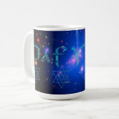 Mug Daf Yomi étoiles et l'espace (Devant gauche)