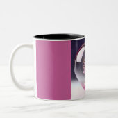 Mug d'affection : Floral Heart Design pour Café & (Gauche)