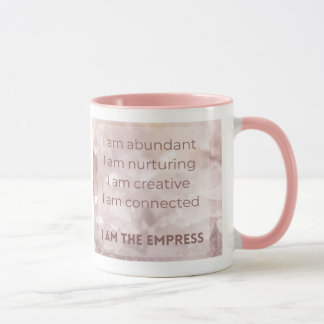Mug d'affirmation de l'impératrice carte Tarot