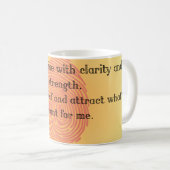 Mug d'affirmation matinale (Devant droit)