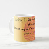 Mug d'affirmation matinale (Devant gauche)