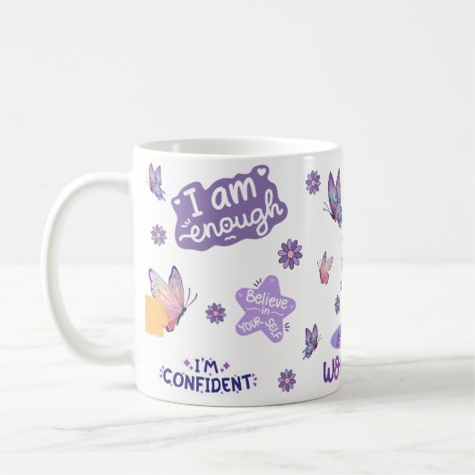 Mug d'affirmation positive (Gauche)