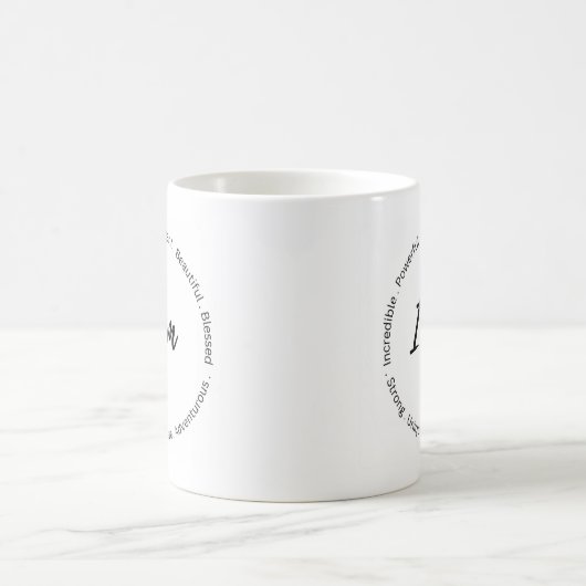 Mug d'affirmation positive (Centre)