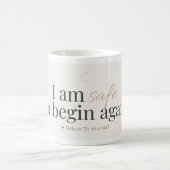 Mug d'affirmation pour recommencer (Centre)