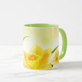 Mug Daffodiles de printemps Perse Nouvel An Cadeau (Devant droit)