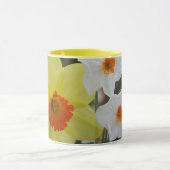 Mug Daffodiles jaunes et blancs Floral (Centre)