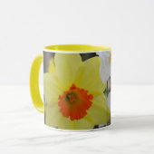 Mug Daffodiles jaunes et blancs Floral (Devant gauche)