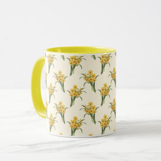 Mug Daffodils pattern (Devant gauche)