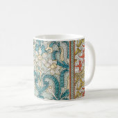 Mug Daffodique chintz papier peint à fleurs Art nouvea (Devant droit)