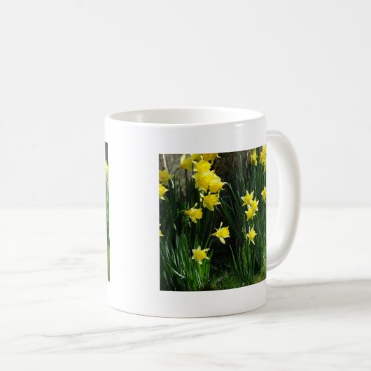 Mug Daffodiques de printemps (Devant droit)