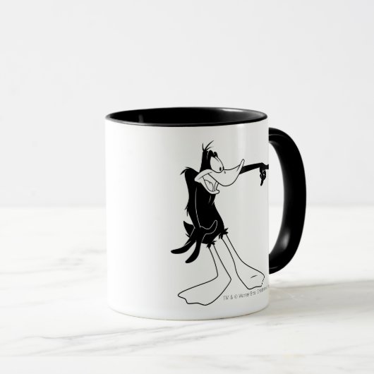 Mug DAFFY DUCK™ Choqué et Pointing (Devant droit)