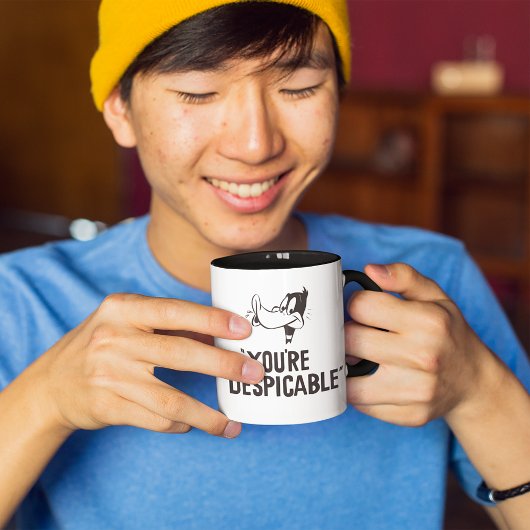 Mug DAFFY DUCK™ classique « Vous êtes méprisable »