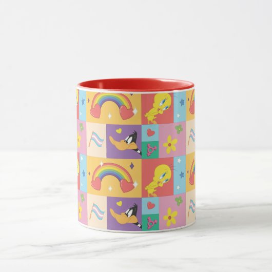 Mug DAFFY DUCK™ & TWEETY™ - Pride Pattern (Centre)