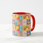 Mug DAFFY DUCK™ & TWEETY™ - Pride Pattern (Devant droit)
