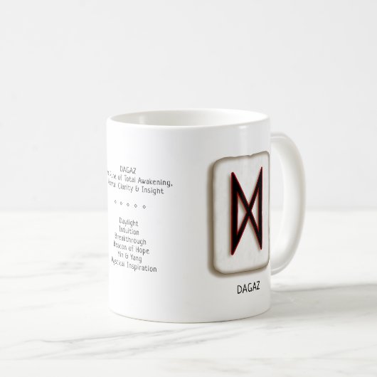 Mug Dagaz RuneStone (Devant droit)