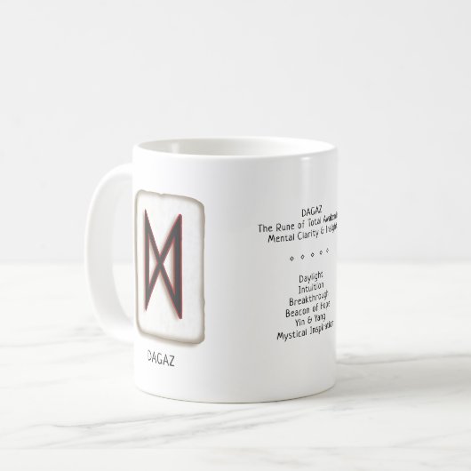 Mug Dagaz RuneStone (Devant gauche)