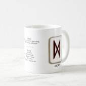 Mug Dagaz RuneStone 11 oz. (Devant droit)