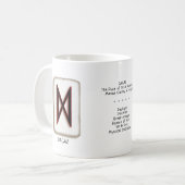 Mug Dagaz RuneStone 11 oz. (Devant gauche)