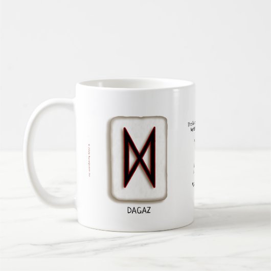 Mug Dagaz RuneStone 11 oz. (Gauche)