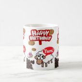 Mug d'agneau joyeuse Mug d'anniversaire (Centre)