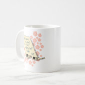 Mug D'agonie de la persuasion de Jane Austen demi, (Devant gauche)