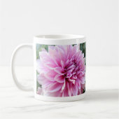 Mug Dahlia rose et blanc (Gauche)