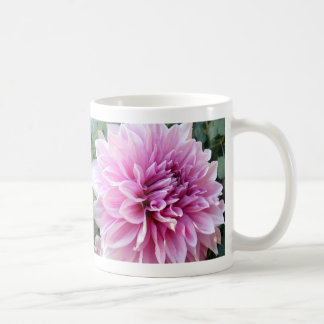 Mug Dahlia rose et blanc