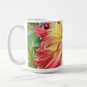 Mug Dahlia rose et jaune (Gauche)
