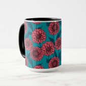 Mug Dahlias (Devant gauche)