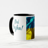 Mug Dai Bozha ! Drapeau ukrainien (Devant gauche)